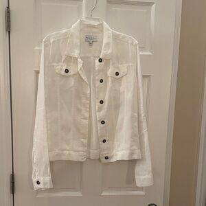Michael Stars Women's white linen Jacket